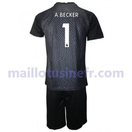 Maillot de Foot Liverpool Alisson Becker 1 Gardien Domicile 2020-21 - Enfant